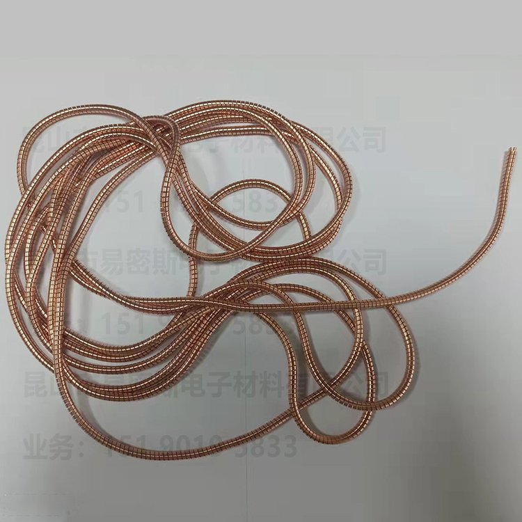 国产螺旋管电磁屏蔽衬垫 斯派尔螺旋管 铍铜和不锈钢材质