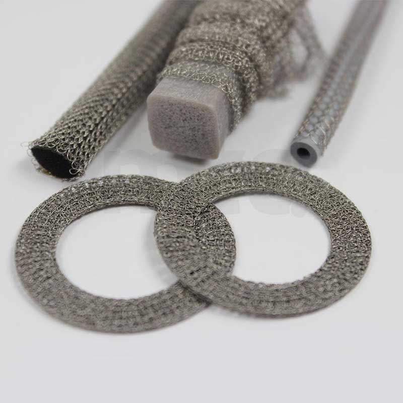 金属丝网衬垫和带橡胶芯丝网衬垫可应用在电子壳体中提供EMI屏蔽，易安装性能好-[选型]